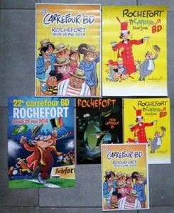 3 Plakate + 3 Zeitschriften. Festival Comic Rochefort 2017-2016-2013 Walthéry etc... - Bild 1 von 5