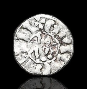 FRANCE, Brittany - Penthièvre. Stephen I, 1093-1186. Silver Denier - Picture 1 of 2