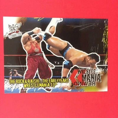 The Rock 2001 Fleer WWF Wrestlemania Rewind Card #94 WWE Dwayne Johnson - Image 1 of 2