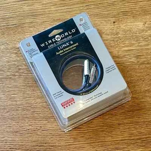 WIREWORLD LUNA 8 RCA 0.5mt RCA AUDIO INTERCONNECT CABLE CAVI DI SEGNALE - Zdjęcie 1 z 4