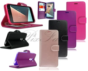 New Genuine Leather Wallet Case for Vodafone Smart Portable Phone + - Picture 1 of 8
