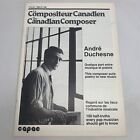 Le compositeur canadien CAPAC 208 février 1986 André Duchesne