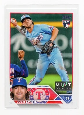 2023 Topps JOSH SMITH RC SSP Mint Collective Promo Exclusive #37 RANGERS - Image 1 of 2