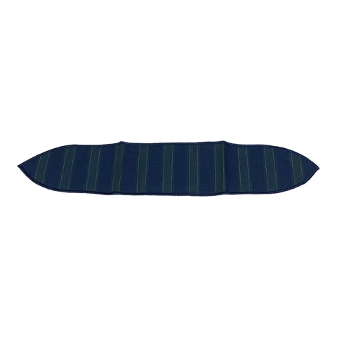 Longaberger Handle Tie 2438441 Collectors Club Stripe Navy Blue Green Accessory Cover