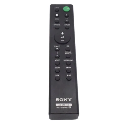 Original SONY RMT-AH103U Sound Bar Remote Control for SA-CT80 HT-CT80 - Image 1 of 4