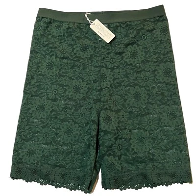 NWT AERIE Smoothez High Waisted Boyshort Pantie Sz XS-S-M-L-XL Green Lace - Image 1 of 4