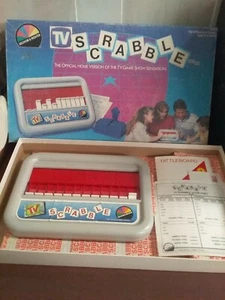 Family Board Game TV Scrabble 1987 Not Complete please see description - Picture 1 of 3