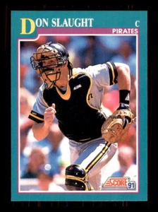 1991 Baseball Score Don Slaught Pittsburgh Pirates #610 - Picture 1 of 2