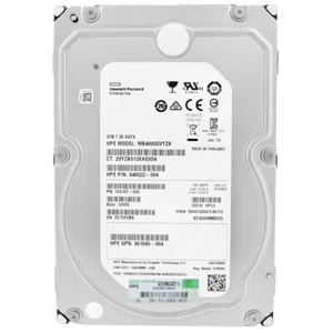HP MB4000GVYZK 4TB SATA III 6Gbp/s  7.2k 3.5''  846522-004 - Picture 1 of 4