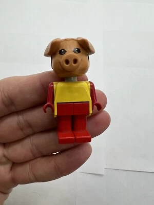 Vintage 1982 Lego Legoland Lego Fabuland Percy Pig MiniFigurine Multicolor - Image 1 of 4