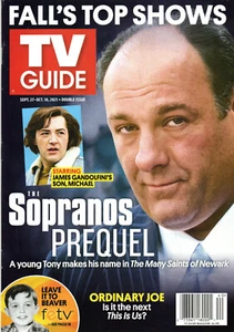 TV GUIDE Magazine Sept 27-Oct 10 2021 James Gandolfini The Many Saints of Newark - Picture 1 of 2