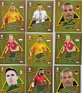 Topps Sticker UEFA Europameister Germany 2024 ~~ Gold Star Player ~~ Exzellent - Bild 1 von 30