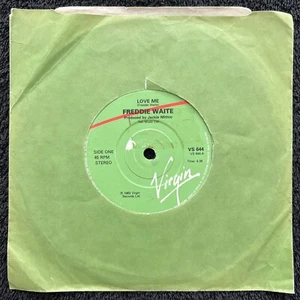 Freddie Waite – Love Me 7'' Vinyl 1983 CLEANED/PLAY TESTED VG REGGAE WATCH VIDEO - Picture 1 of 6