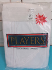 Players,Men's,2X (46-48) 100 % Combed Cotton Boxer Underwear,Mid-Length Briefs