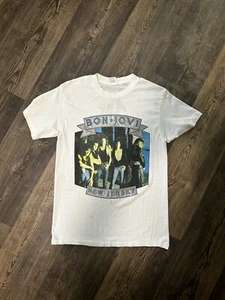 Vintage 80s Bon Jovi The Jersey Syndicate tee - Picture 1 of 3