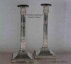 Sterling Silver Candlesticks,  Reeds