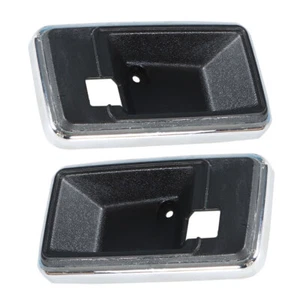 Juego de tazas bisel manija puerta negro apto para 77 78-81 Firebird/Trans Am & Camaro - Imagen 1 de 9