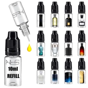 Car Diffuser AirFreshener/Choose Mens Scents/REFILL/Oil Diffuser/10ML/Free P&P - Picture 1 of 13