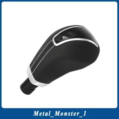 Perilla de cambio de marchas de cuero para Hyundai Santa Fe 2013 2014 2015 2016-2019  Foto 1 de 4