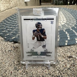 2021 PANINI FLAWLESS JUSTIN FIELDS ROOKIE DIAMOND /10 CHICAGO BEARS MB5(SEALED)
