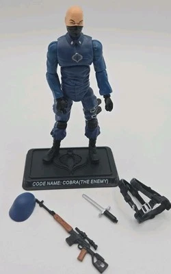 "Figura de acción Cobra (THE ENEMY) V3 GI Joe 25 aniversario 3,75"" COMPLETA 2007" Foto 1 de 4