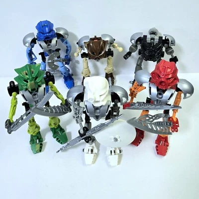 2002 LEGO Bionicle Toa Nuva Lot: 8566 8567 8568 8570 8571 8572 - Mostly Complete - Image 1 of 4