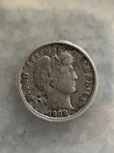 1900 o barber dime Anacs VF30 - Picture 1 of 3