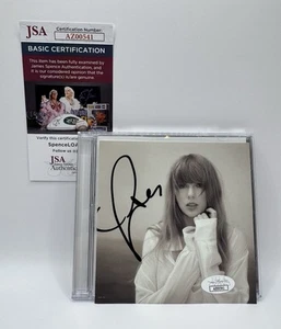 UNIQUE LONG SIG Taylor Swift Signed The Tortured Poets Department CD JSA COA ! - Picture 1 of 3