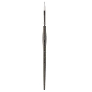 Perla Series 1430 Watercolor Brush Size 12 Short Handle White Toray Filament - Picture 1 of 5