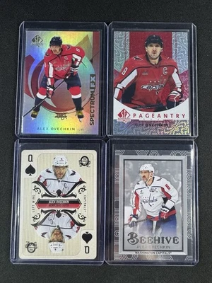 LOTE ALEX OVECHKIN (4 CARTAS) Foto 1 de 4