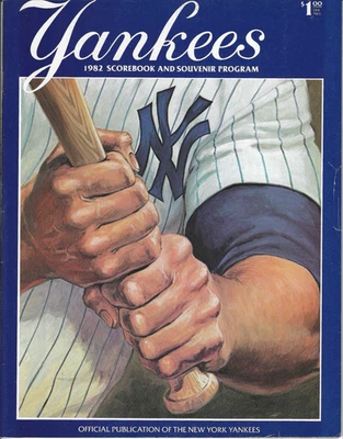 New York Yankees v Athletics - 7/15/1982 - Official Game Program - AUTHENTIC - Image 1 of 3