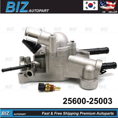 Coolant Thermostat for 2006-2008 Hyundai Sonata Optima Rondo 2.4L 25600-25003 - Image 1 of 4