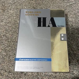 Mitsubushi EDM HA series Operation Installation Programmer manuals Complete - Afbeelding 1 van 4