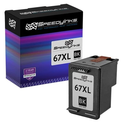 Speedy Replacement for HP 67XL 3YM57AN Black High Yield Ink Cartridge - Image 1 of 4