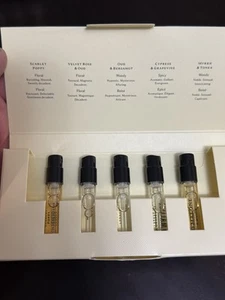 Jo Malone Cologne Intense Discovery Set 5 x 1.5ml Vials OUD Bergamot Myrrh Tonka - Picture 1 of 3
