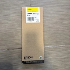 04-2015 ORYGINALNY EPSON T6064 ŻÓŁTY 220ml K3 INK STYLUS PRO 4800 4880 - Zdjęcie 1 z 2