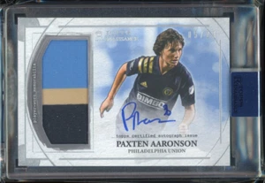Paxten Aaronson 2022 Topps MLS Renaissance Jersey Patch Autograph #05/20 Philly - Picture 1 of 2