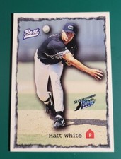 MATT WHITE 1997 Best Minors Rookie Card #2 St. Petersburg Devil Rays Baseball 
