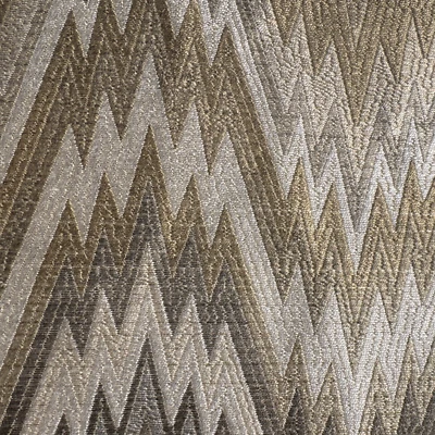 Jonathan Adler Kravet Beach Sand Acid Palm Gold Tan Decor Fabric Sample #5 - Image 1 of 4