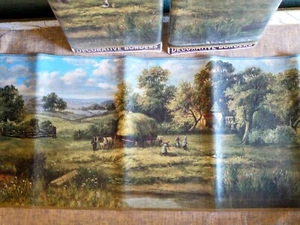Brewster Wallpaper Border Vintage NOS Sealed Countryside Pastoral Bucolic 2 (H1 - Picture 1 of 8