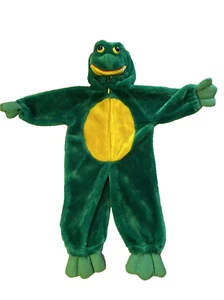 Vintage Frog Costume Chrisha Playful Plush Sz 2 to 4 Years Plush Head Hood - Picture 1 of 7
