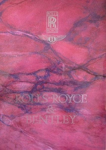 1989 Rolls Royce Bentley Brochure Continental Turbo R Silver Spur Spirit Cornich - Picture 1 of 5