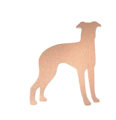 Lurcher Dog Stickers Iron On Decals For Clothes T-Shirt DIY 50mm x 2 - Image 1 of 2
