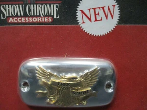HANDA GL1800 1500 VTX 1800 1300 VT100 ROYAL STAR MASTER BRAKE COVER GOLD EAGLE - Bild 1 von 3
