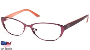 NEW LIZ Claiborne L398 02A0 SATIN PLUM EYEGLASSES GLASSES 51-15-130 B32 "READ" - Picture 1 of 12