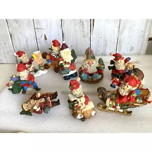 Santa Christmas collection Decoration 9 figurines - Picture 1 of 11