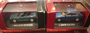 TWO Yat Ming 1:72 Scale Mercedes Benz SL55 & BMW E60 NIB (47A) - Picture 1 of 4