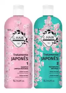 Kit de Cepillo Progresivo Tratamiento Japonés GHair - 2x1L - Imagen 1 de 3