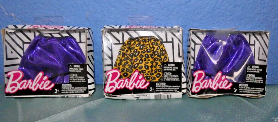 Barbie Fashions Cheetah Leopard Print Skirt 2017 Mattel Sanrio