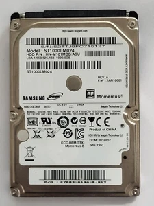 ST1000LM024, HN-M101MBB/ASU, FW: 2AR10001, JUL 2012, Samsung 1Tb 2.5" SATA HDD - Picture 1 of 2